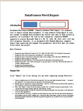 word document not printing text
